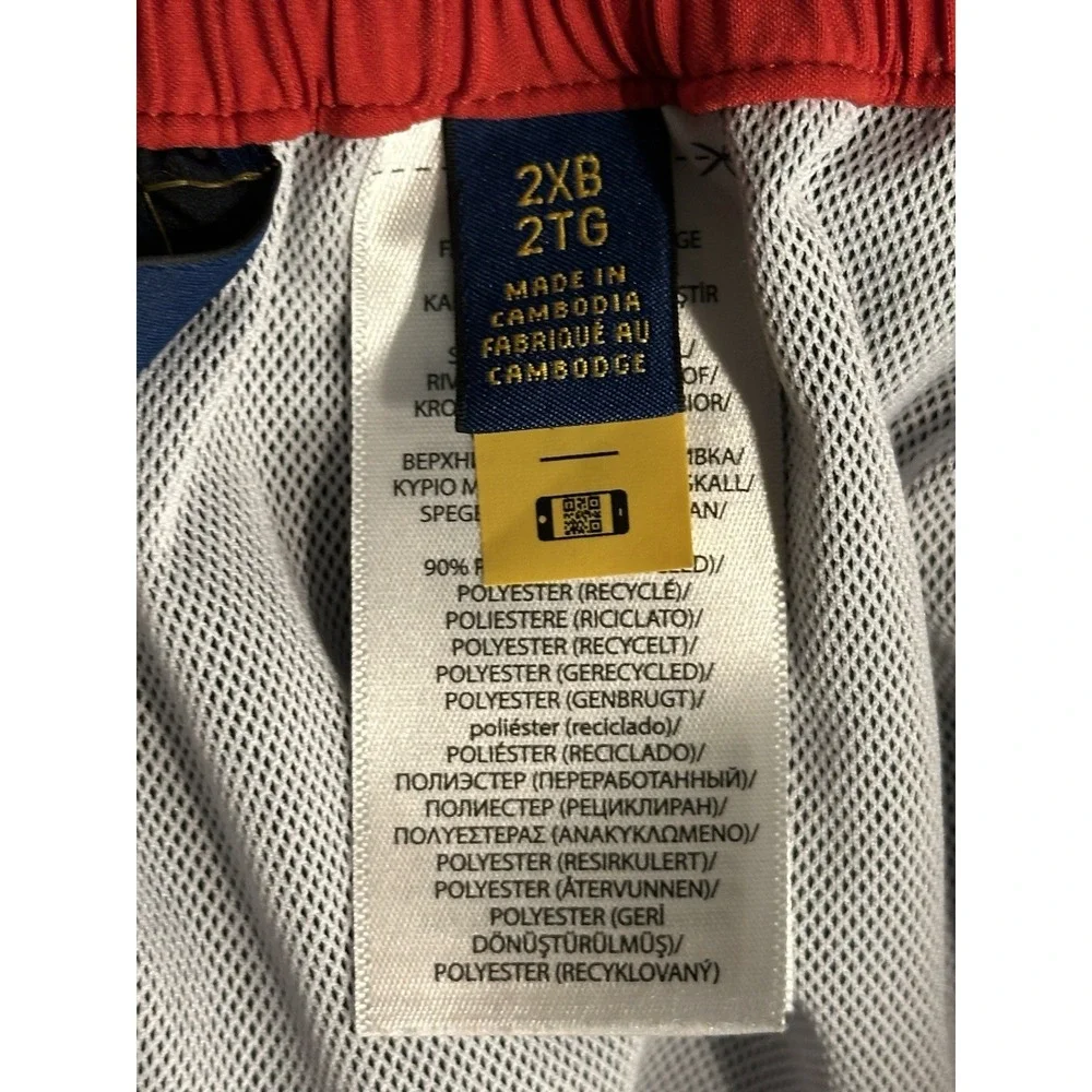 Polo Ralph Lauren Swimwear Cargo Swim Trunks Lined Pony Navy Mens 2XB